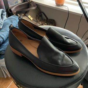 Vintage looking black and brown Susina Loafers